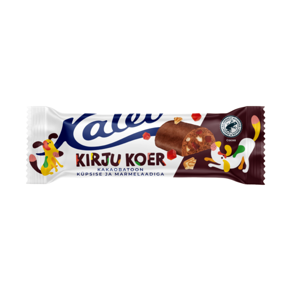 KALEV KIRJU KOER BATOON KÜPSISE JA MARM. TÜKIDEGA  36GR