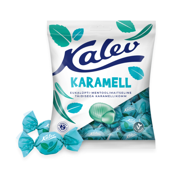 KALEV KARAMELL EUKALÜPTI- MENTOOLI 120G
