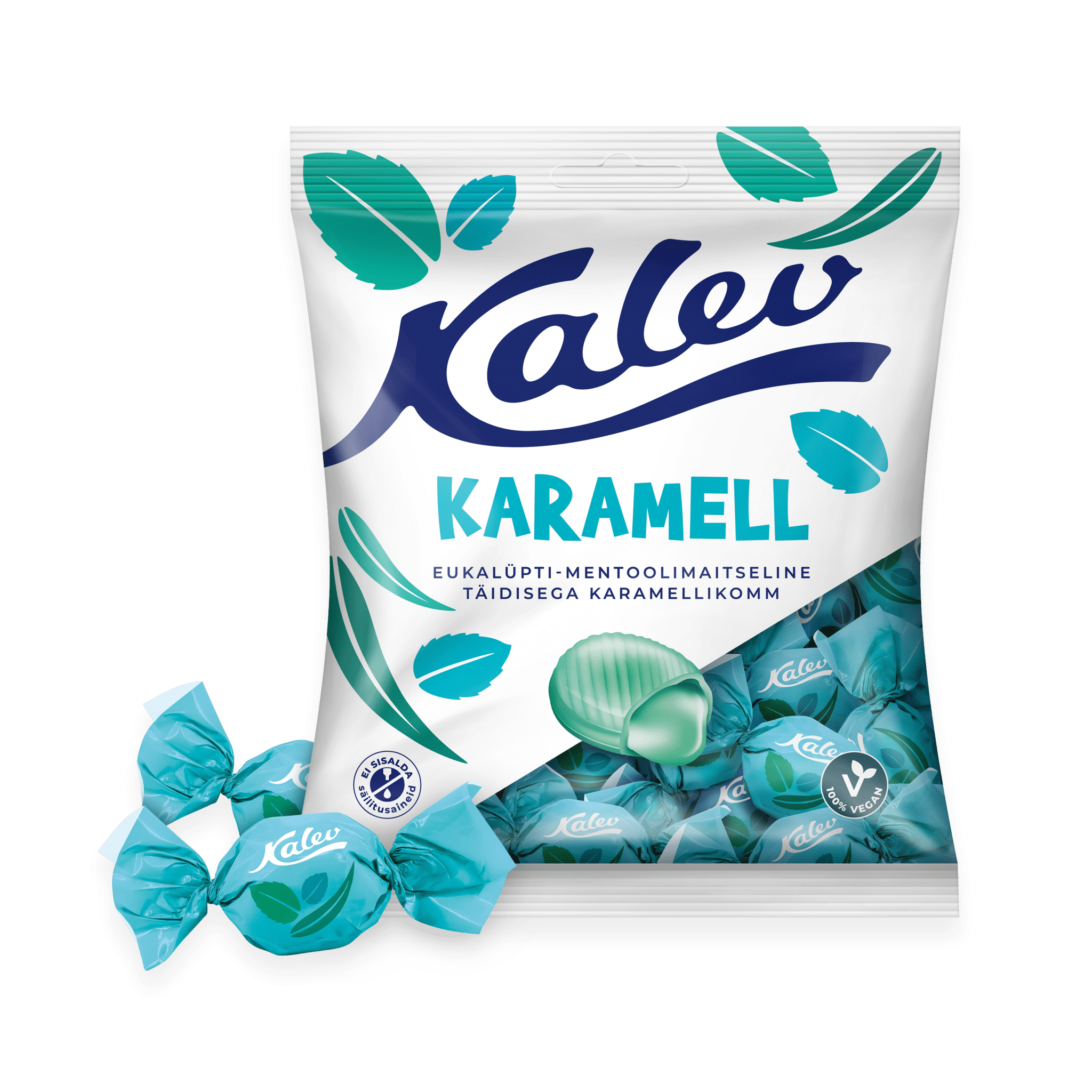 KALEV KARAMELL EUKALÜPTI- MENTOOLI 120G
