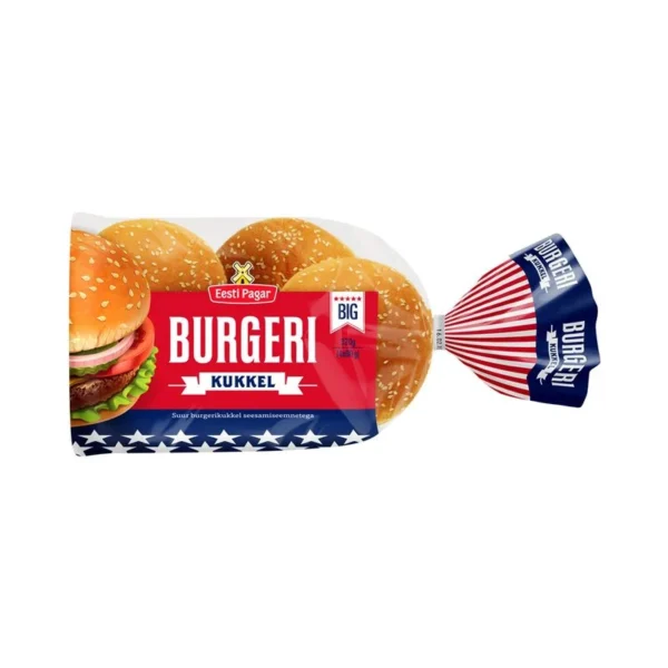 BURGERIKUKKEL seesams. 4TK*80Gr  (EESTI PAGAR)