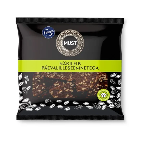 FAZER Must Näkileib paevalilleseemnete 150Gr