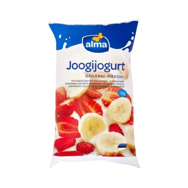 JOOGIJOGURT kile1L BANAANI-MAASIKA (ALMA)