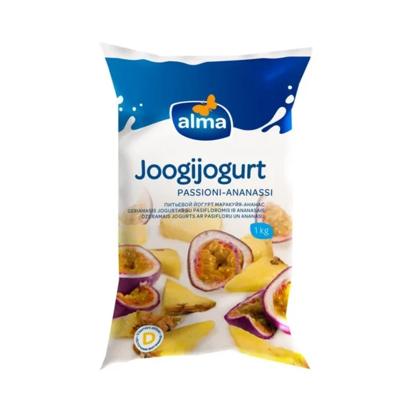 JOOGIJOGURT kile 1L PASSIONI-ANASSI (ALMA)