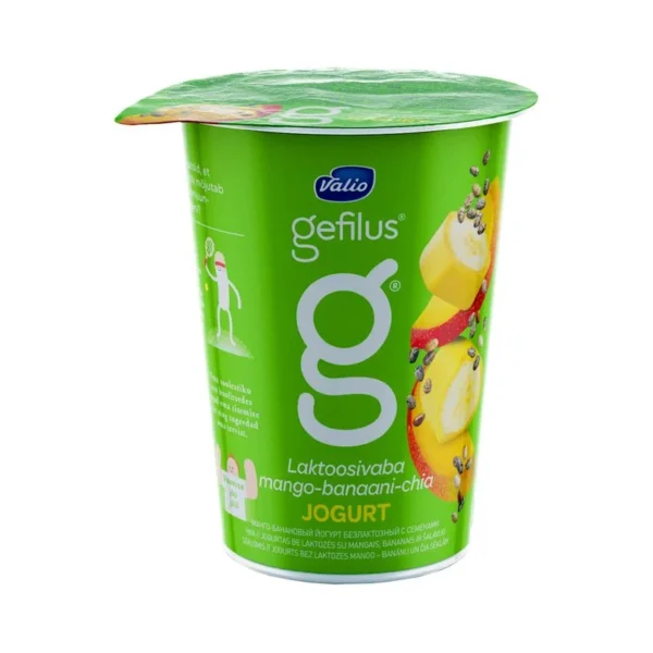 GEFILUS JOGURT  380Gr MANGO-BANAANI-CHIA (VALIO)