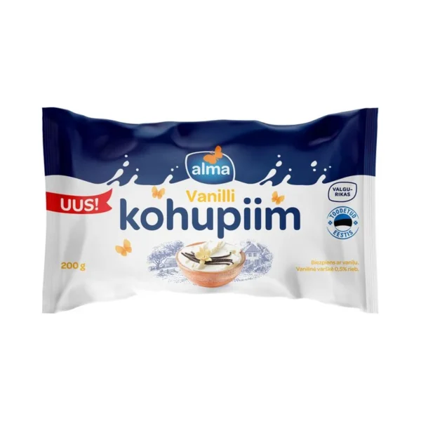 KOHUPIIM ALMA VANILLI 200GR