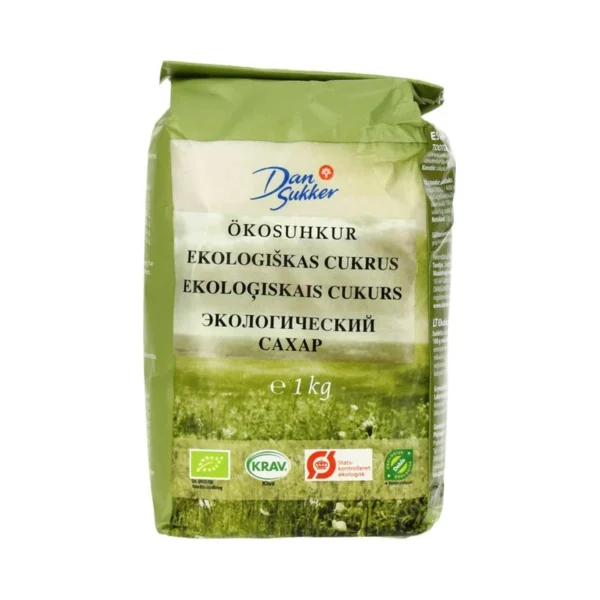 DAN SUKKER ökoloogiline valge SUHKUR 1,0KG