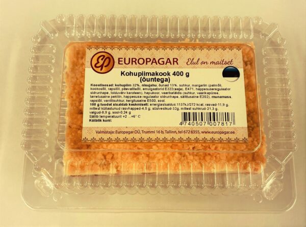 EUROPAGAR KOHUPIIMAKOOK ÕUNATEGA 400GR