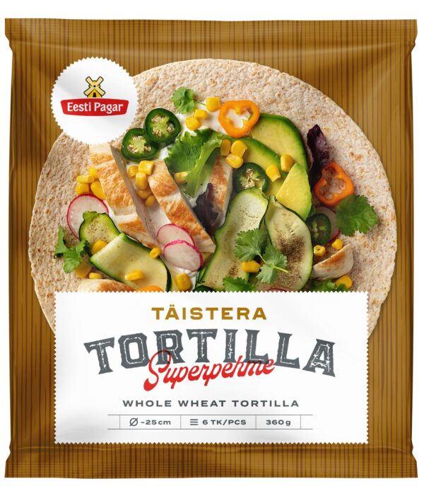 TORTILLA TÄISTERA  360Gr /Kast 15tk ((EESTI PAGAR)