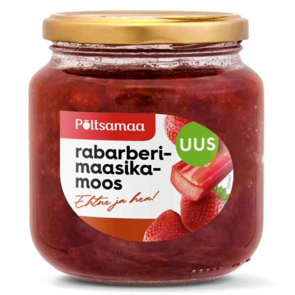 MOOS PÕLTSAMAA RABARBERI-MAASIKA 600GR