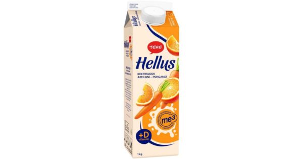 HELLUS KEEFIRIJOOK APELSINI-PORGANDI 1KG