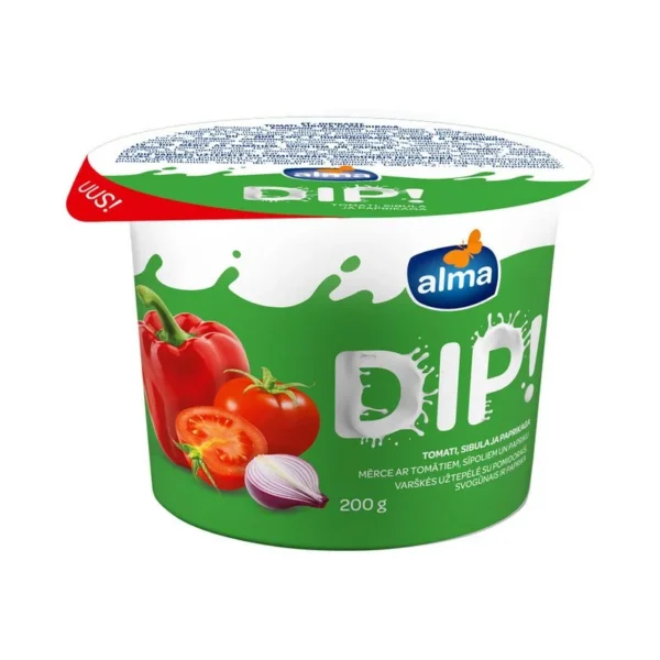 DIPKASTE tomati-sibula-paprika 200g (alma)