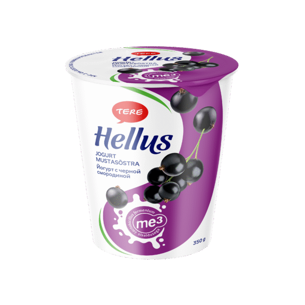 HELLUS JOGURT  350Gr MUSTSÕSTRA  (TERE)