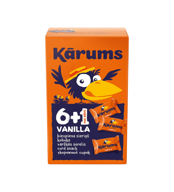 KARUMS  VANILJE multipakk 7*40G (LÄTI)