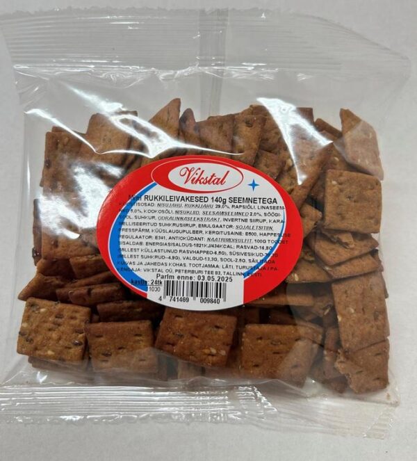 MINI RUKKILEIVAKESED 140G