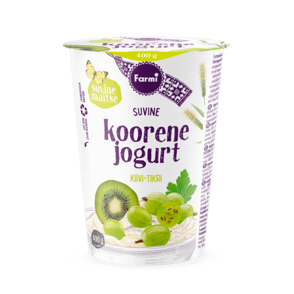 JOGURT KOORENE Farmi KIIVI-TIKRI 400Gr