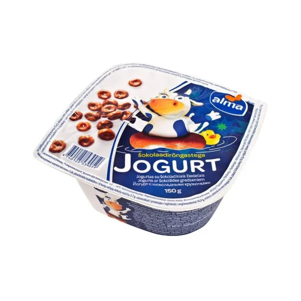 JOGURT LASTE 150G SOKOLAADIRÕNGASTEGA (ALMA)
