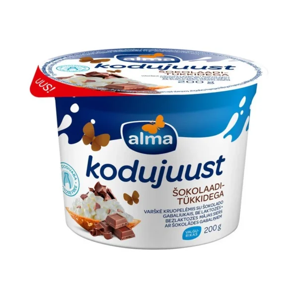 KODUJUUST tops 200gr SOKOLAADITÜKKIDEGA (ALMA)