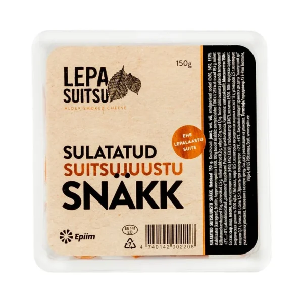 JUUST SULATATUD SNÄKK 150GR (E-PIIM)