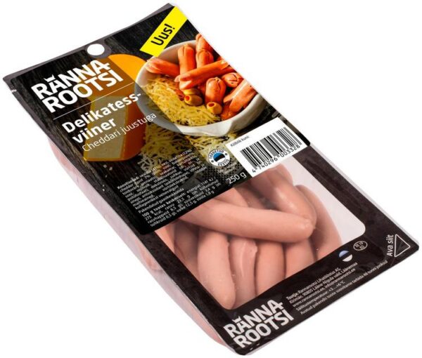 R.Rootsi VIINER CHEDDARI JUUSTUGA 250GR