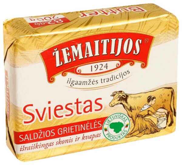TALUVÕI  pakk 200g 82% (ZEMAITIJOS)